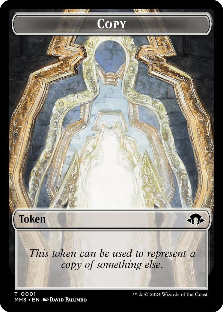Image for Copy (Ripple Foil) // Eldrazi Angel Double-Sided Token (1 // 2) [Modern Horizons 3] - Magic: The Gathering