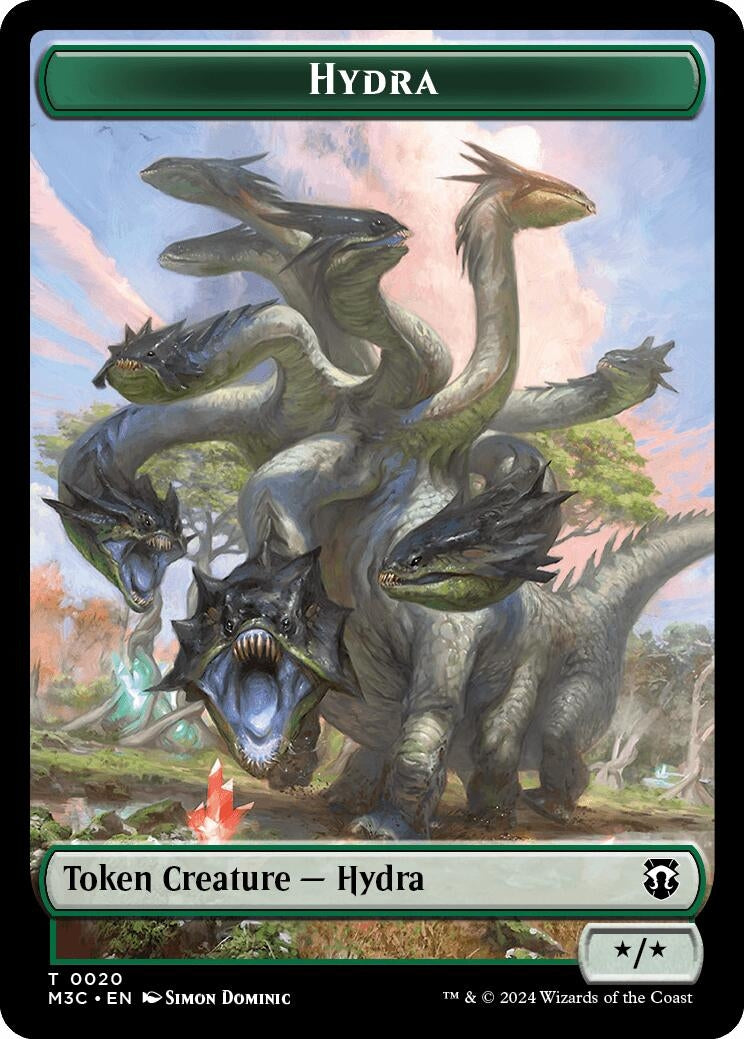 Image for Hydra (Ripple Foil) // Boar Double-Sided Token (20 // 17) [Modern Horizons 3] - Magic: The Gathering