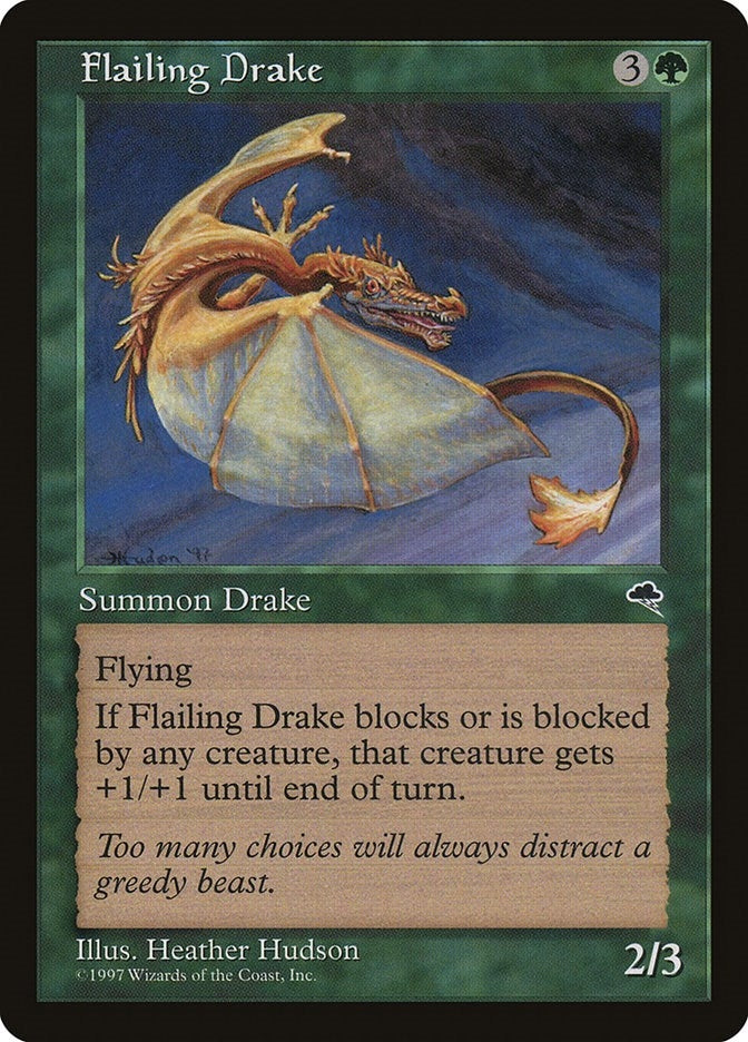 Image for Flailing Drake (227) [Tempest] - Magic: The Gathering