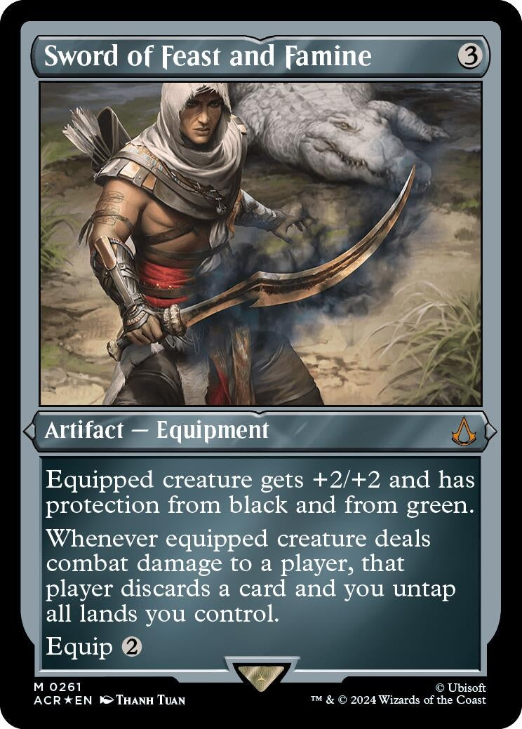 Image for Sword of Feast and Famine (Foil Etched) (261) [Universes Beyond: Assassin's Creed] - Magic: The Gathering
