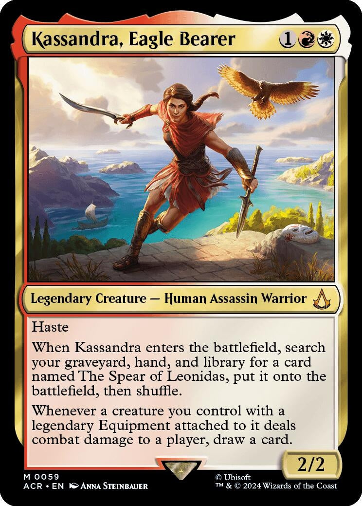 Image for Kassandra, Eagle Bearer (59) [Universes Beyond: Assassin's Creed] - Magic: The Gathering