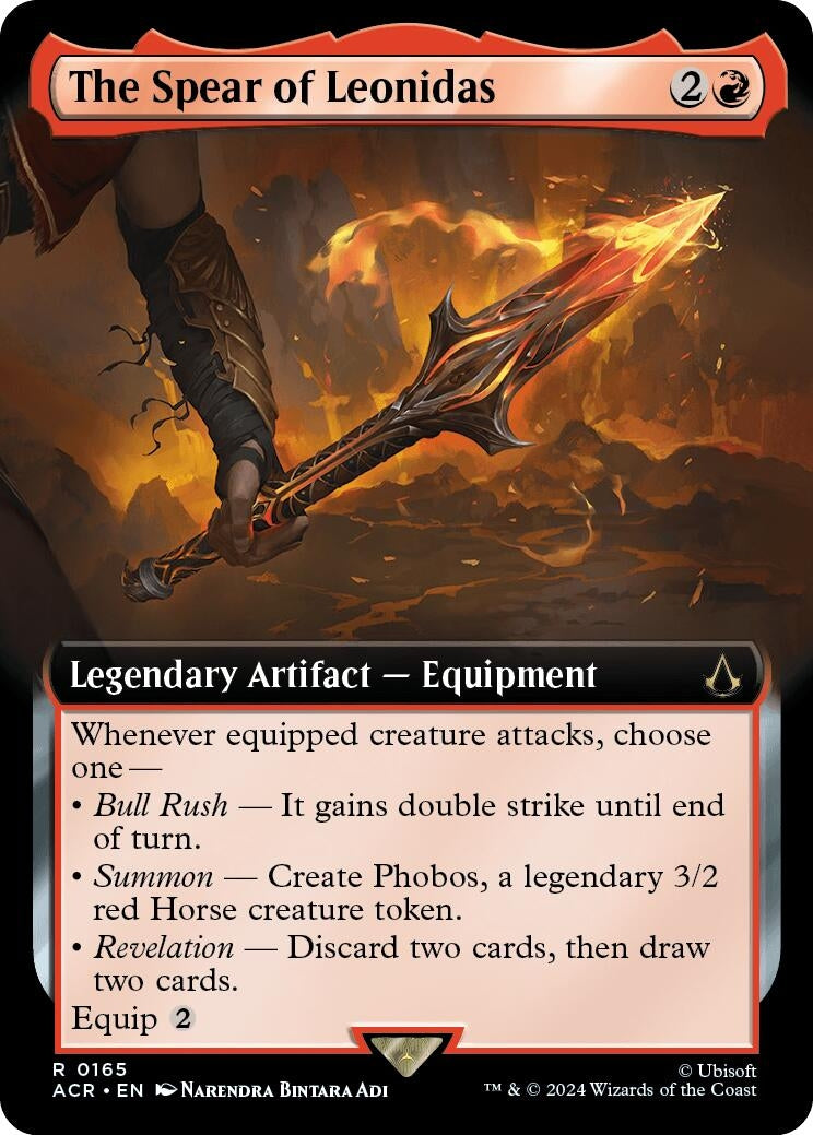 Image for The Spear of Leonidas (Extended Art) (165) [Universes Beyond: Assassin's Creed] - Magic: The Gathering
