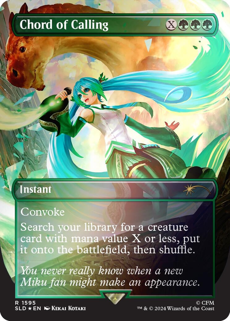 Image for Chord of Calling (Rainbow Foil) (1595) [Secret Lair Drop Series] - Magic: The Gathering