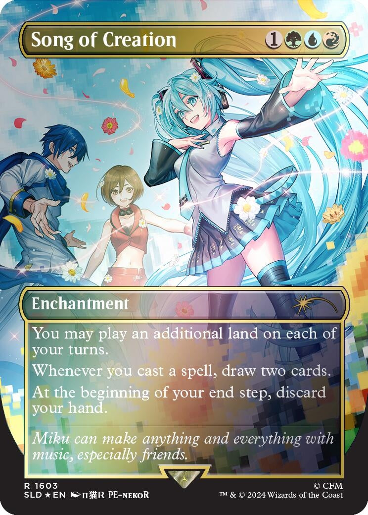 Image for Song of Creation (Rainbow Foil) (1603) [Secret Lair Drop Series] - Magic: The Gathering