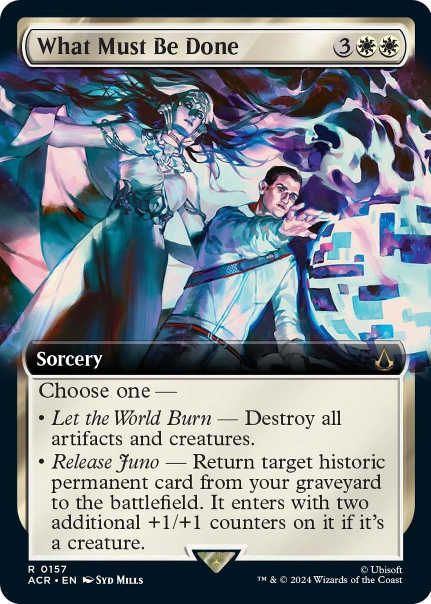 Image for What Must Be Done (Extended Art) (157) [Universes Beyond: Assassin's Creed] - Magic: The Gathering