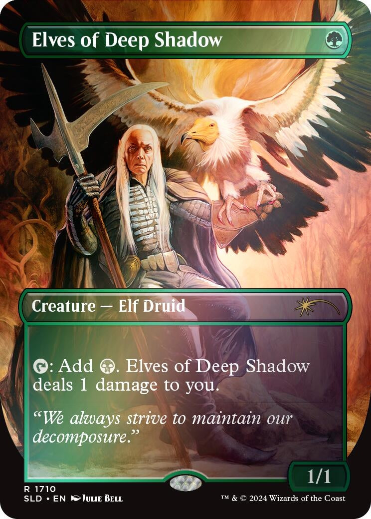 Image for Elves of Deep Shadow (Rainbow Foil) (1710) [Secret Lair Drop Series] - Magic: The Gathering