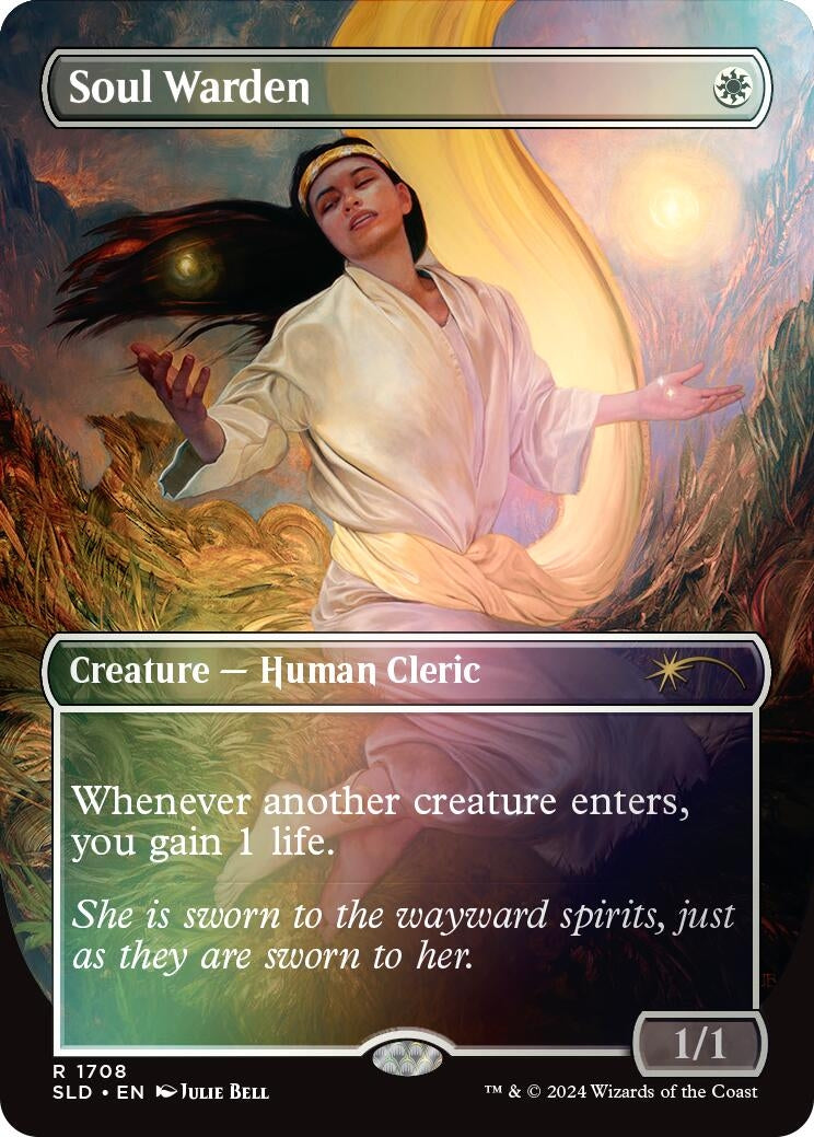Image for Soul Warden (Rainbow Foil) (1708) [Secret Lair Drop Series] - Magic: The Gathering