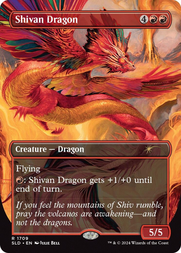 Image for Shivan Dragon (1709) [Secret Lair Drop Series] - Magic: The Gathering
