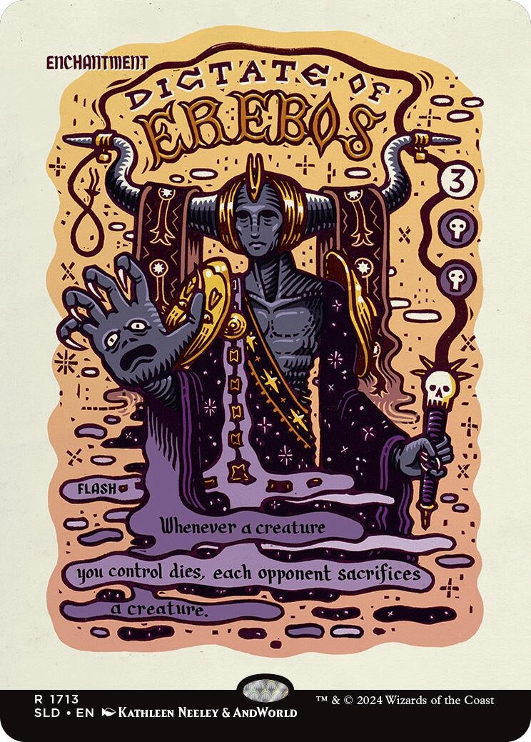 Image for Dictate of Erebos (1713) [Secret Lair Drop Series] - Magic: The Gathering