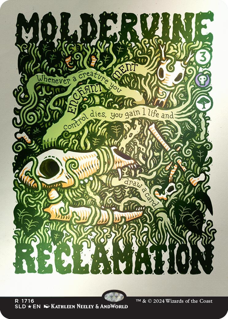 Image for Moldervine Reclamation (Rainbow Foil) (1716) [Secret Lair Drop Series] - Magic: The Gathering