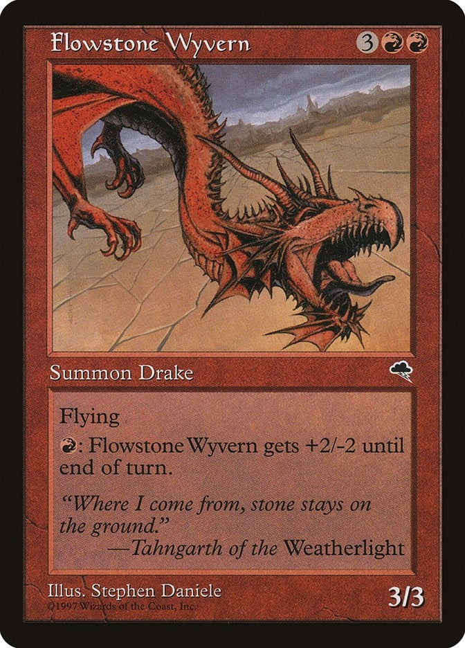 Image for Flowstone Wyvern (176) [Tempest] - Magic: The Gathering