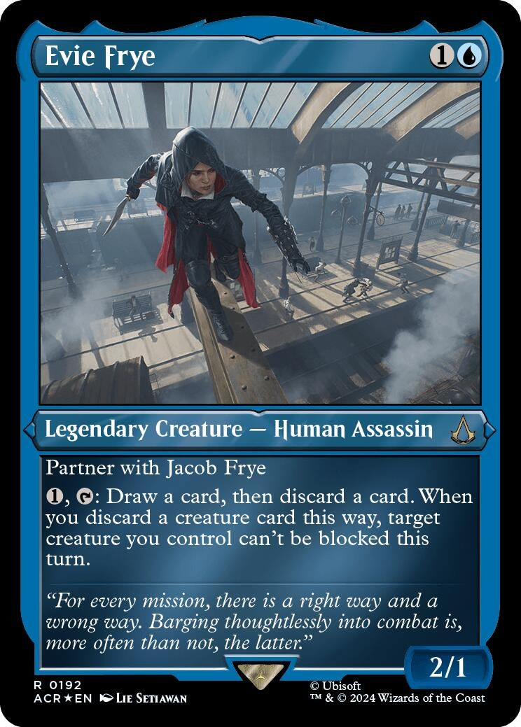 Image for Evie Frye (Foil Etched) (192) [Universes Beyond: Assassin's Creed] - Magic: The Gathering