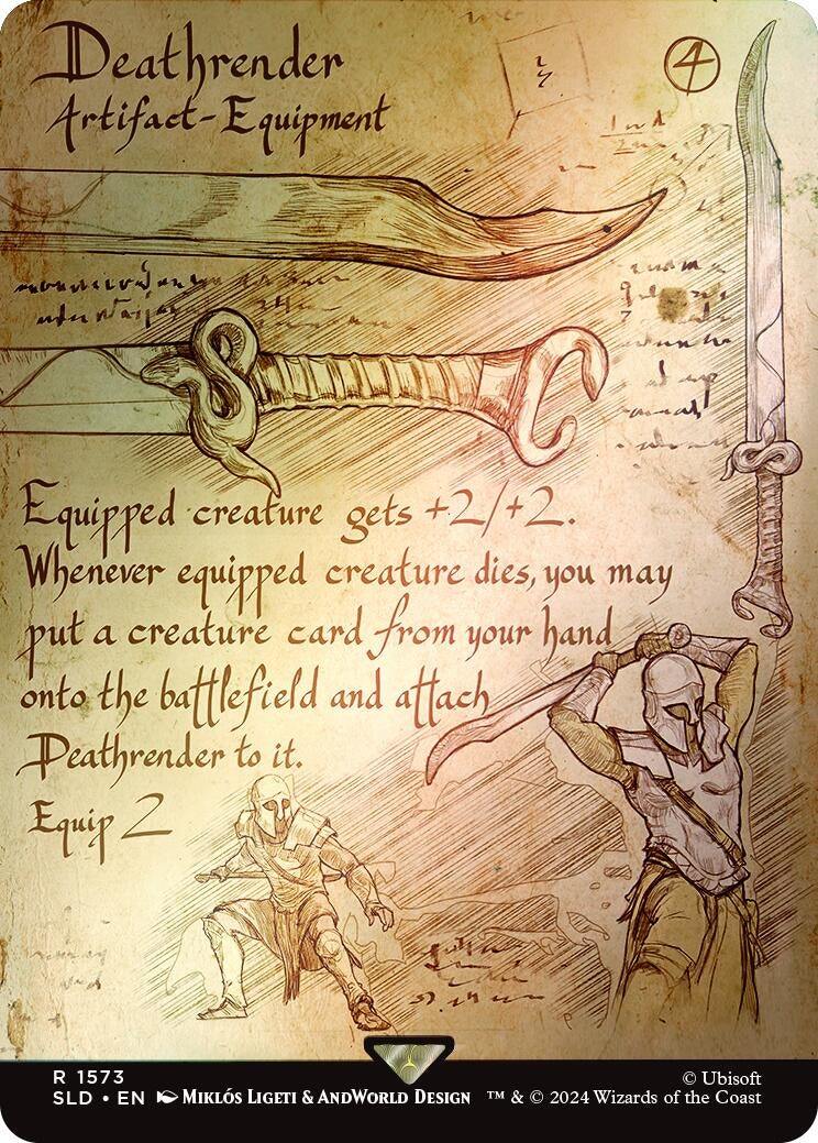 Image for Deathrender (Rainbow Foil) (1573) [Secret Lair Drop Series] - Magic: The Gathering
