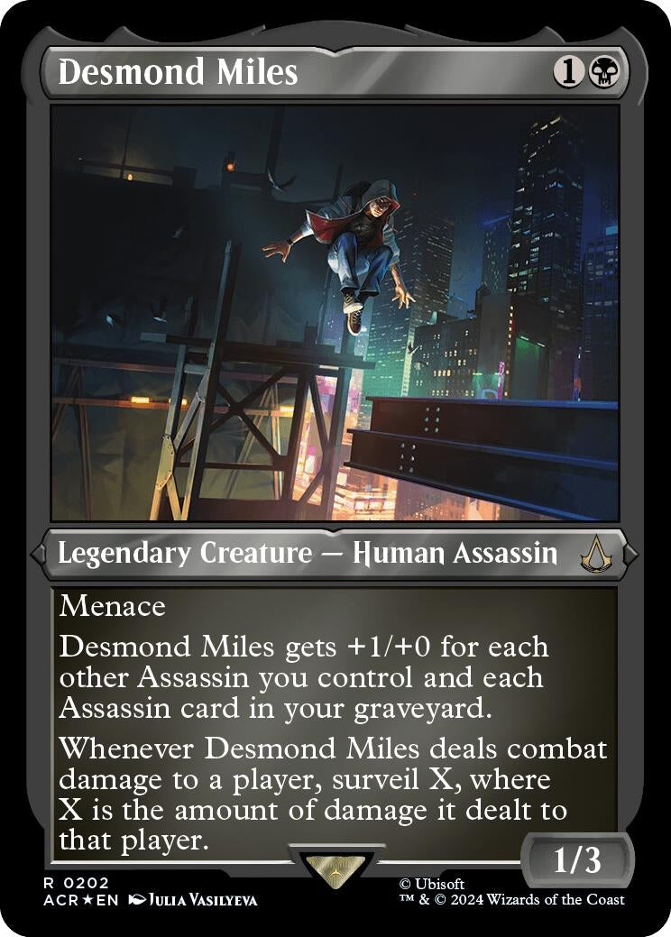 Image for Desmond Miles (Foil Etched) (202) [Universes Beyond: Assassin's Creed] - Magic: The Gathering