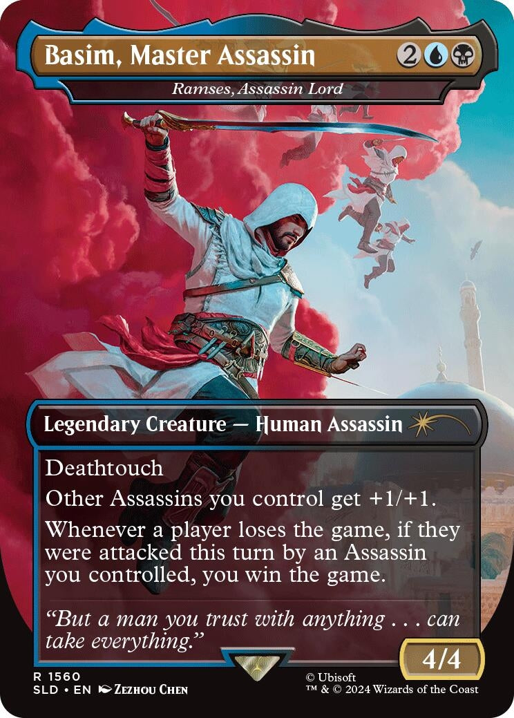 Image for Basim, Master Assassin - Ramses, Assassin Lord (1560) [Secret Lair Drop Series] - Magic: The Gathering