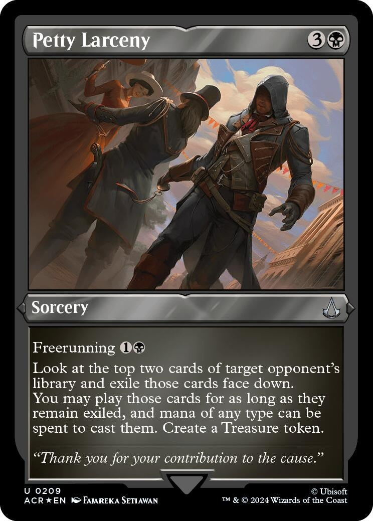 Image for Petty Larceny (Foil Etched) (209) [Universes Beyond: Assassin's Creed] - Magic: The Gathering