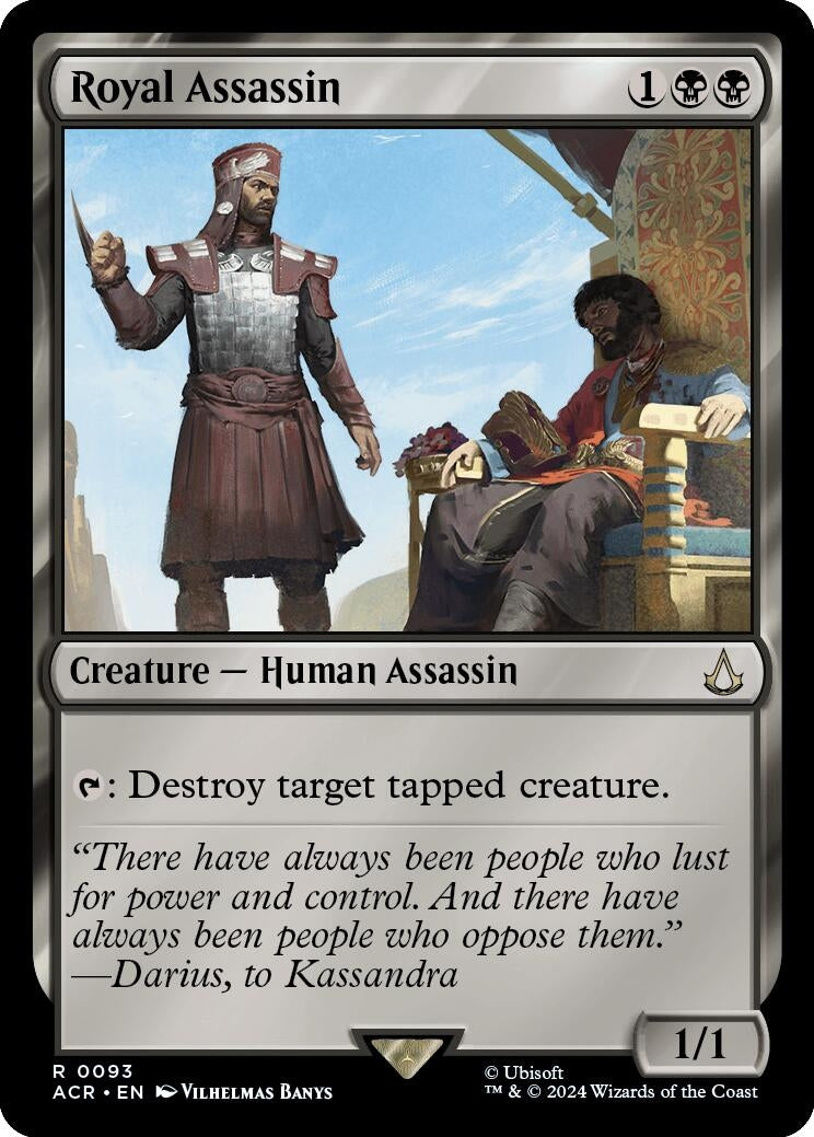 Image for Royal Assassin (93) [Universes Beyond: Assassin's Creed] - Magic: The Gathering
