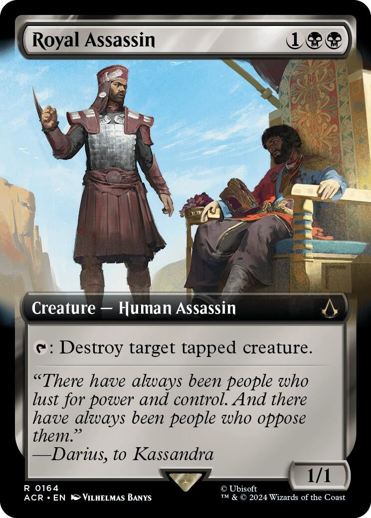 Image for Royal Assassin (Extended Art) (164) [Universes Beyond: Assassin's Creed] - Magic: The Gathering