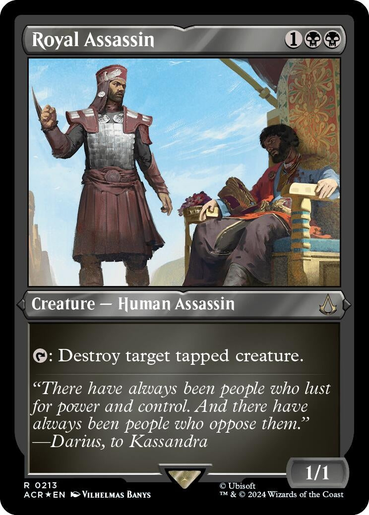 Image for Royal Assassin (Foil Etched) (213) [Universes Beyond: Assassin's Creed] - Magic: The Gathering
