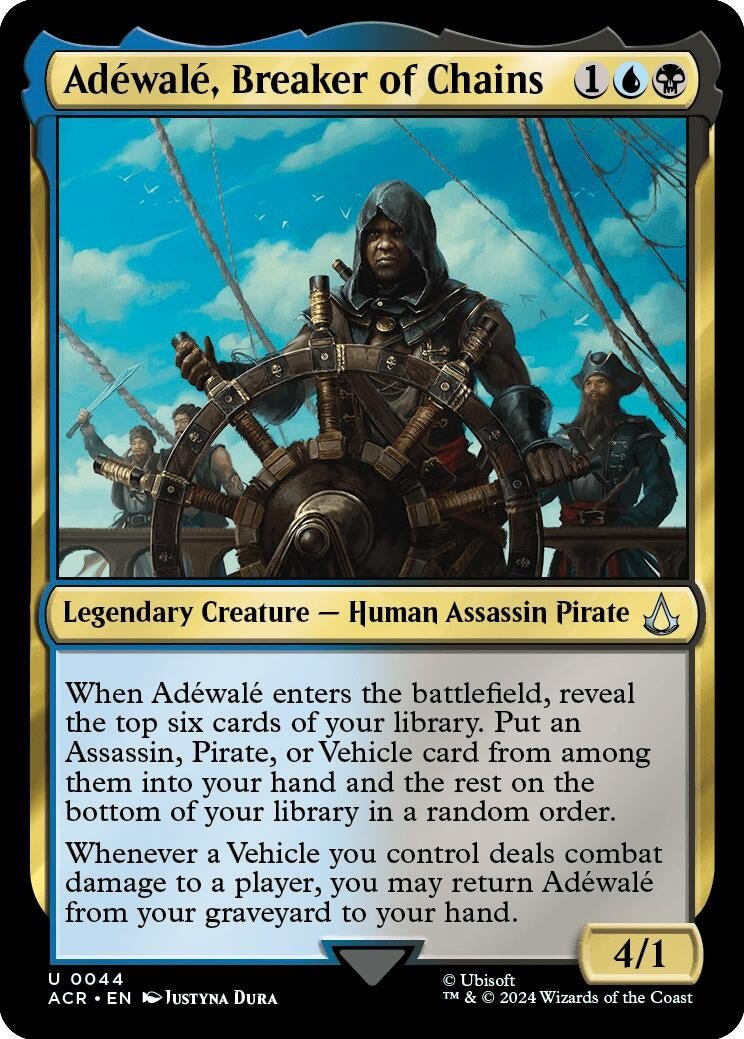 Image for Adewale, Breaker of Chains (44) [Universes Beyond: Assassin's Creed] - Magic: The Gathering