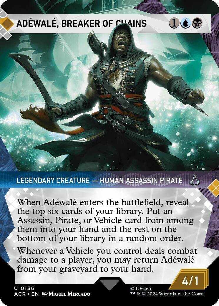 Image for Adewale, Breaker of Chains (Showcase) (136) [Universes Beyond: Assassin's Creed] - Magic: The Gathering