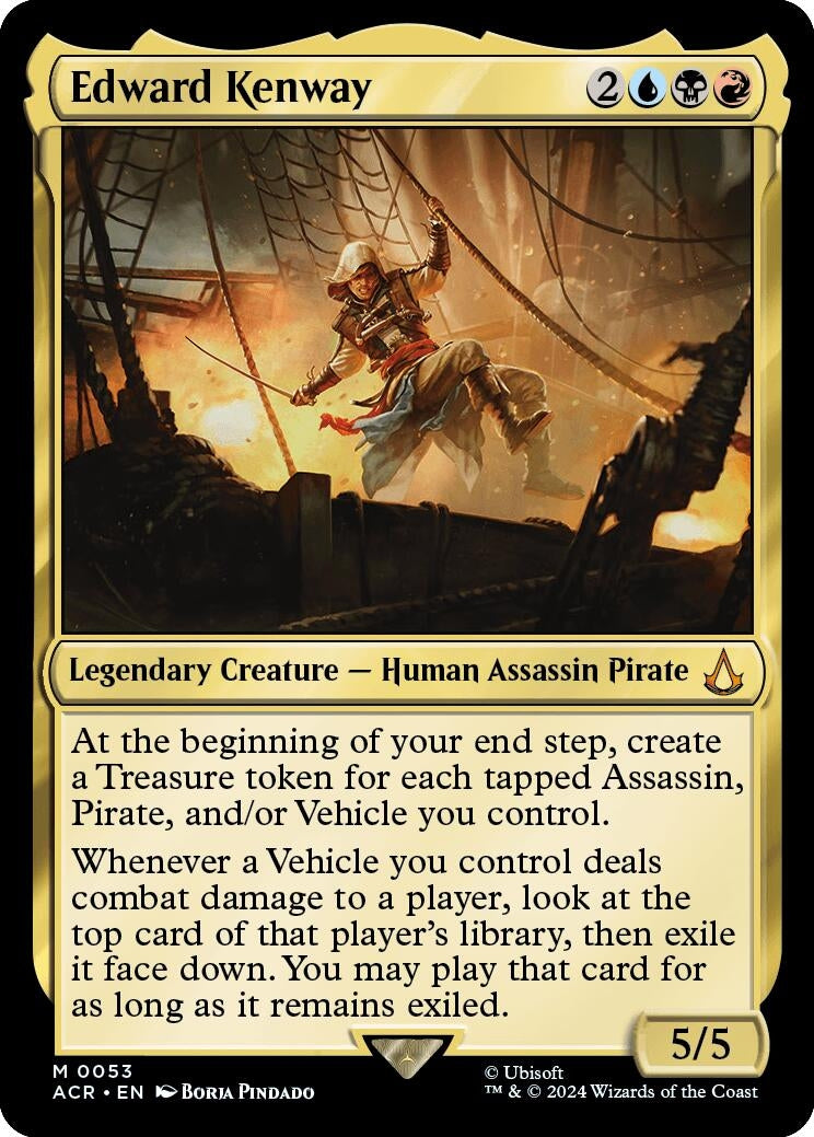 Image for Edward Kenway (53) [Universes Beyond: Assassin's Creed] - Magic: The Gathering