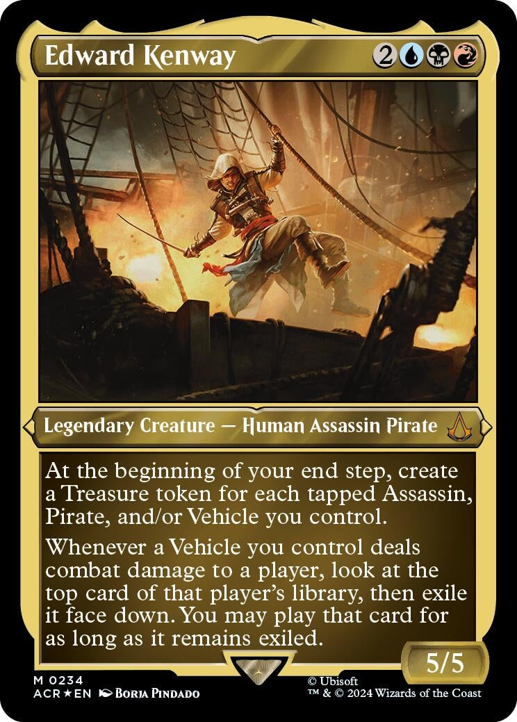 Image for Edward Kenway (Foil Etched) (234) [Universes Beyond: Assassin's Creed] - Magic: The Gathering