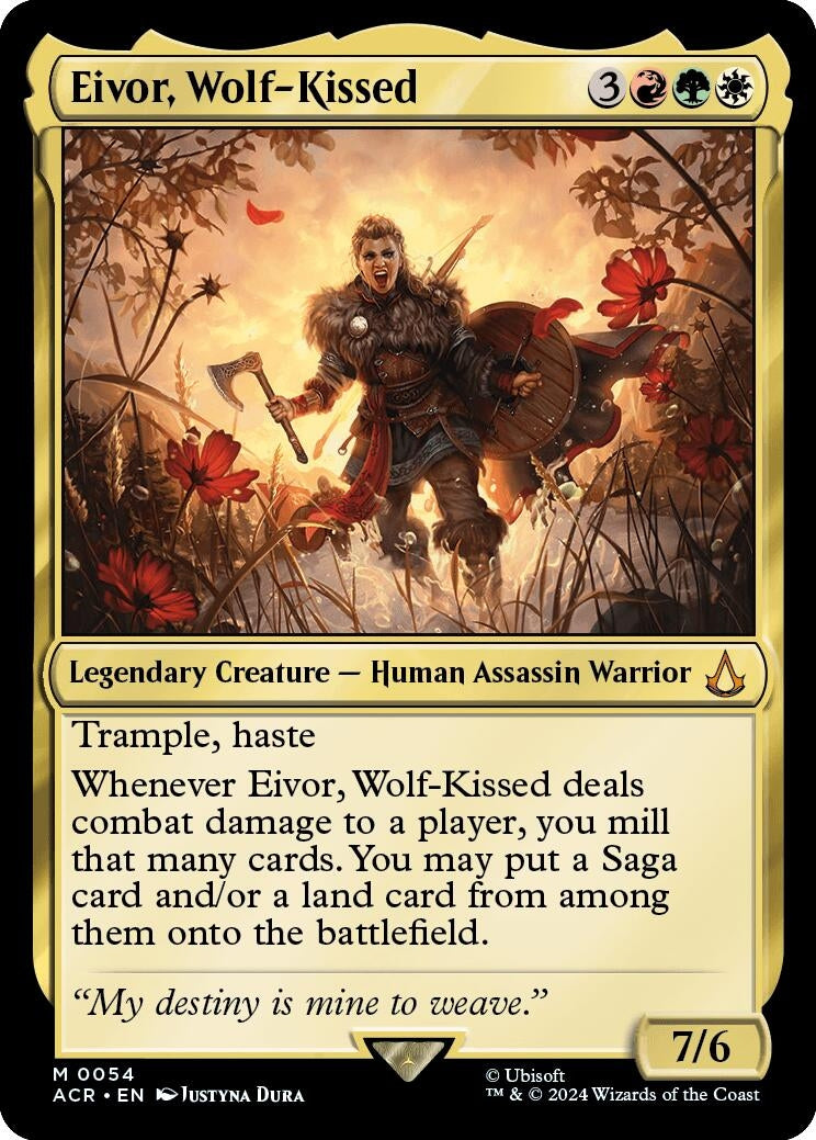 Image for Eivor, Wolf-Kissed (54) [Universes Beyond: Assassin's Creed] - Magic: The Gathering