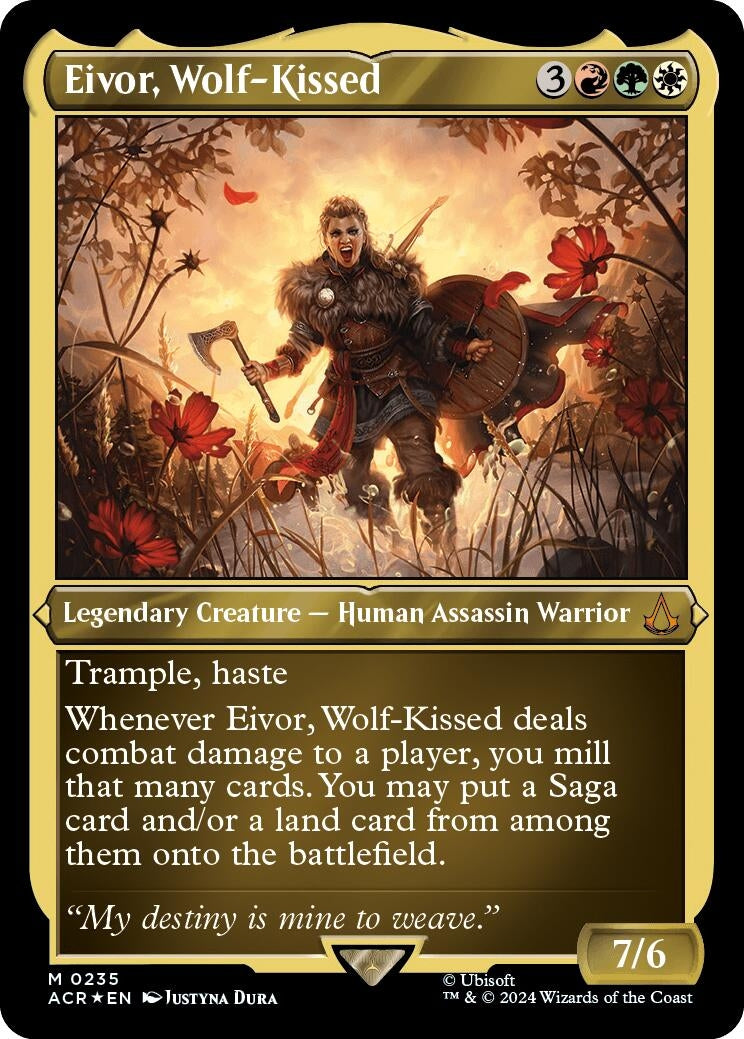 Image for Eivor, Wolf-Kissed (Foil Etched) (235) [Universes Beyond: Assassin's Creed] - Magic: The Gathering