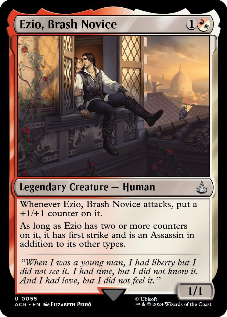 Image for Ezio, Brash Novice (55) [Universes Beyond: Assassin's Creed] - Magic: The Gathering
