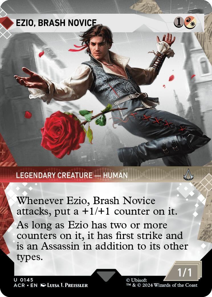 Image for Ezio, Brash Novice (Showcase) (145) [Universes Beyond: Assassin's Creed] - Magic: The Gathering
