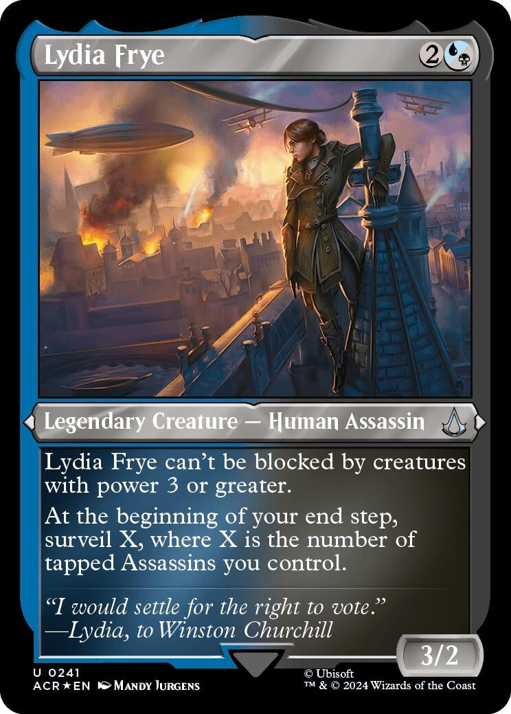 Image for Lydia Frye (Foil Etched) (241) [Universes Beyond: Assassin's Creed] - Magic: The Gathering