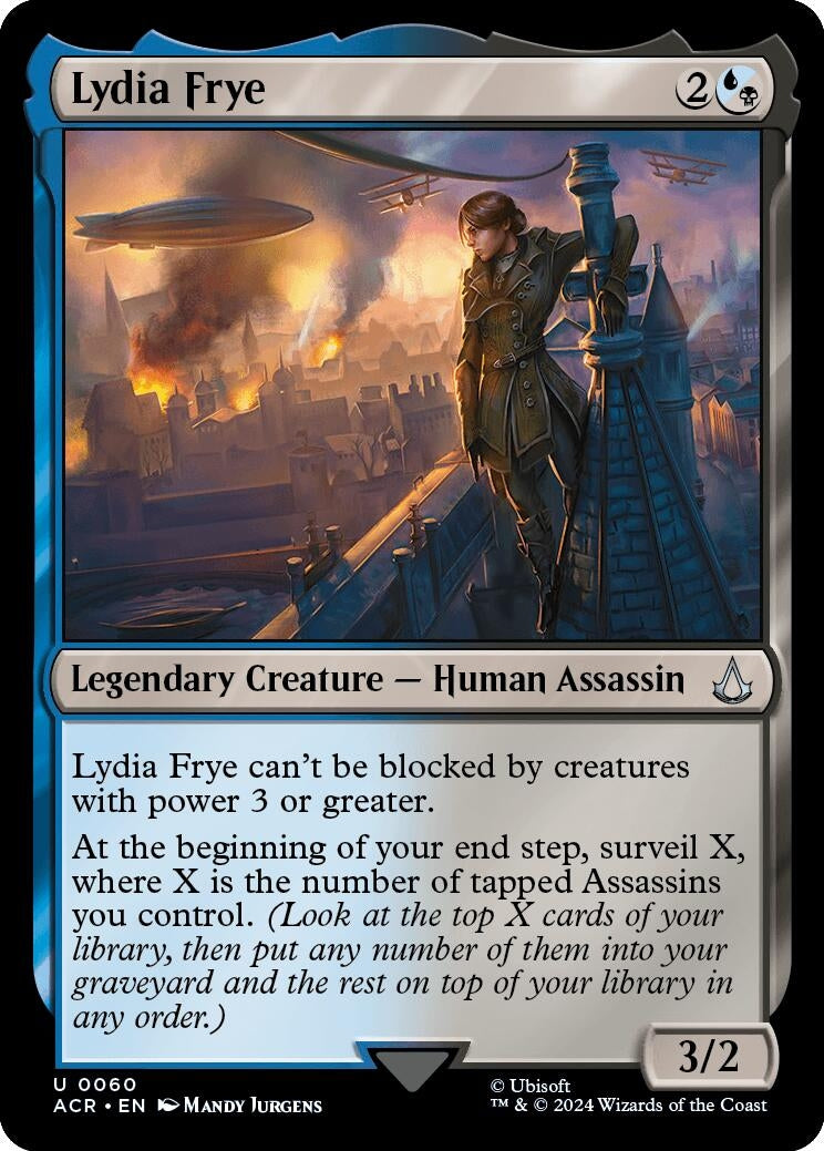 Image for Lydia Frye (60) [Universes Beyond: Assassin's Creed] - Magic: The Gathering