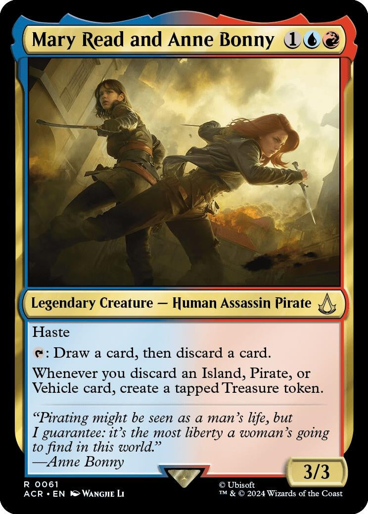 Image for Mary Read and Anne Bonny (61) [Universes Beyond: Assassin's Creed] - Magic: The Gathering