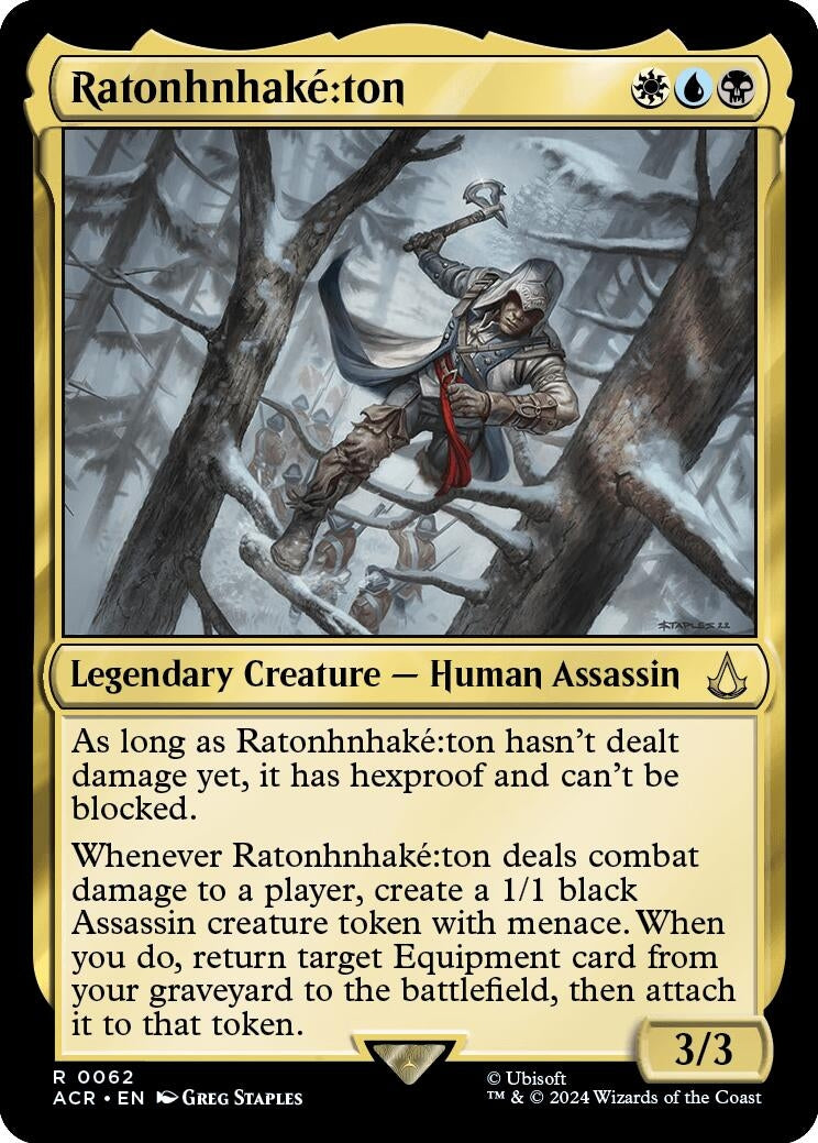 Image for Ratonhnhake:ton (62) [Universes Beyond: Assassin's Creed] - Magic: The Gathering