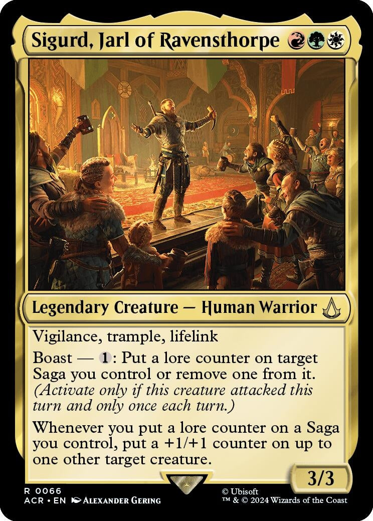 Image for Sigurd, Jarl of Ravensthorpe (66) [Universes Beyond: Assassin's Creed] - Magic: The Gathering