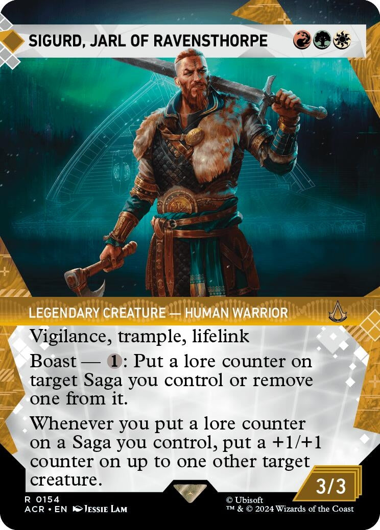 Image for Sigurd, Jarl of Ravensthorpe (Showcase) (154) [Universes Beyond: Assassin's Creed] - Magic: The Gathering