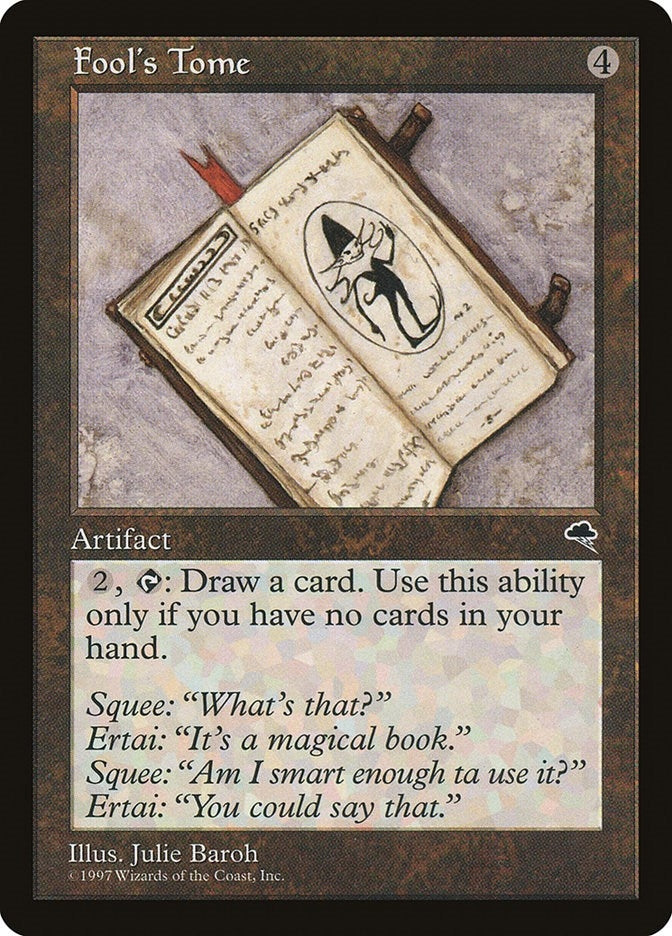 Image for Fool's Tome (289) [Tempest] - Magic: The Gathering