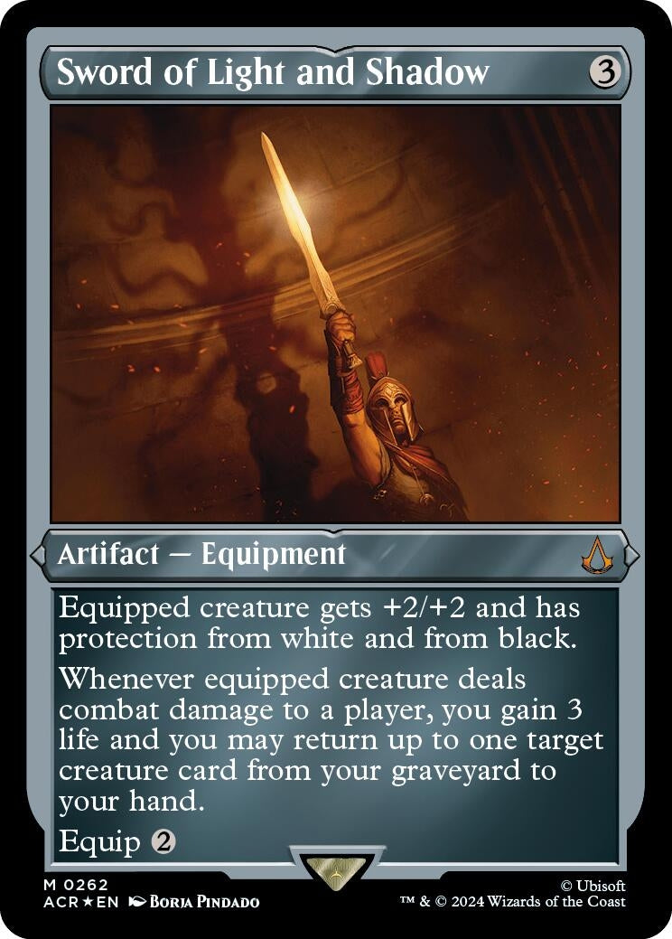 Image for Sword of Light and Shadow (Foil Etched) (262) [Universes Beyond: Assassin's Creed] - Magic: The Gathering