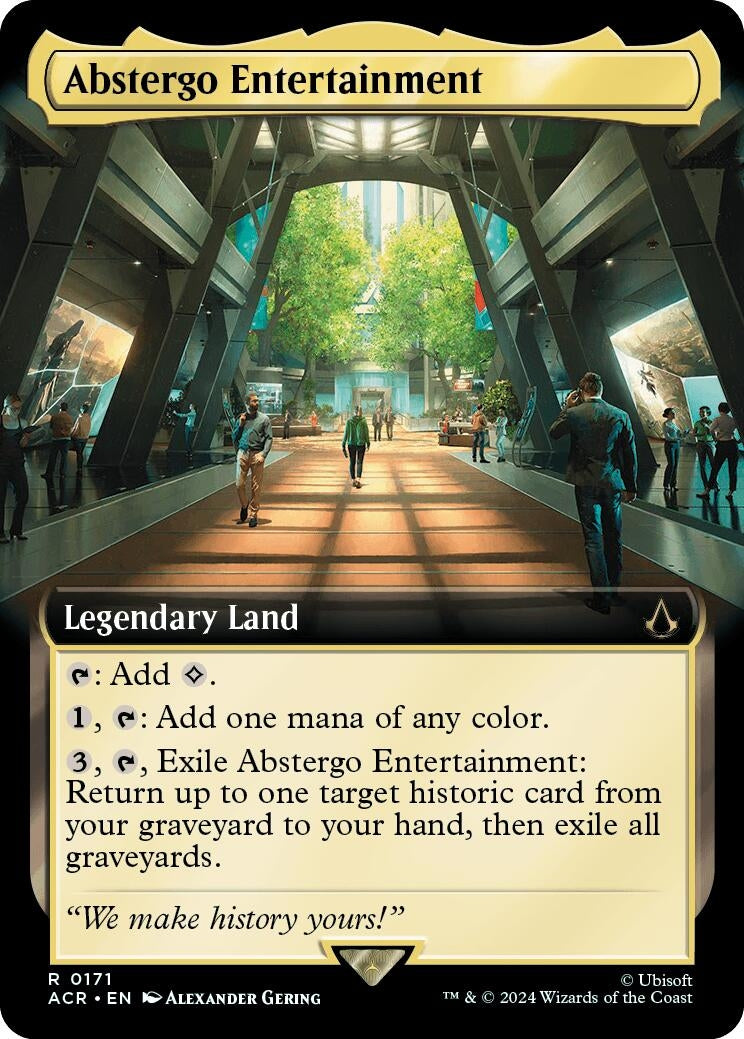 Image for Abstergo Entertainment (Extended Art) (171) [Universes Beyond: Assassin's Creed] - Magic: The Gathering