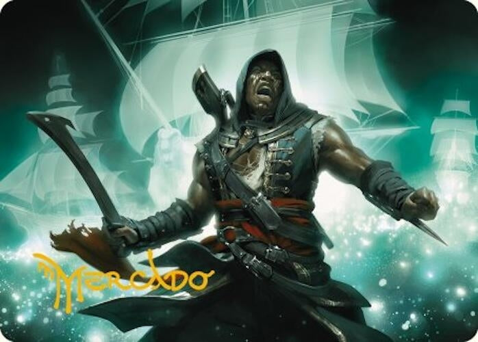 Image for Adewale, Breaker of Chains Art Card (Gold-Stamped Signature) (14) [Universes Beyond: Assassin's Creed] - Magic: The Gathering