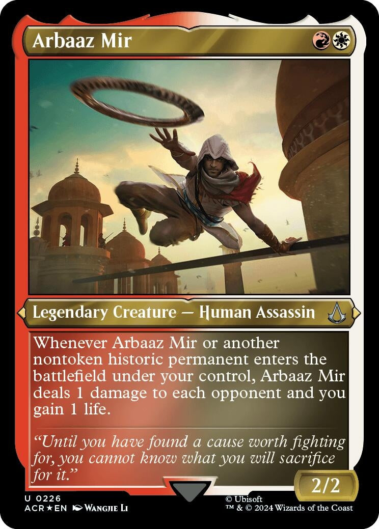 Image for Arbaaz Mir (Foil Etched) (226) [Universes Beyond: Assassin's Creed] - Magic: The Gathering