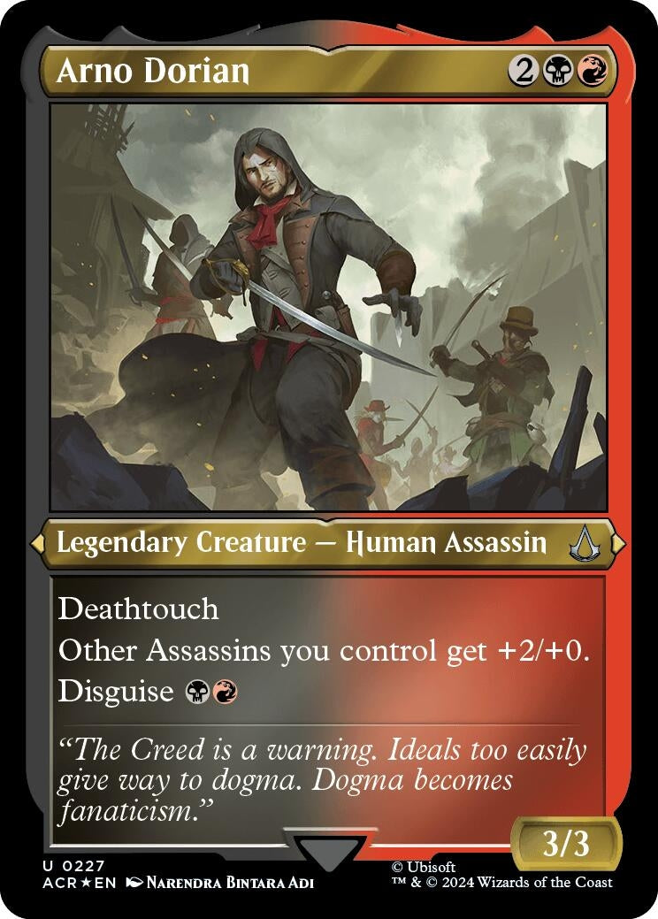 Image for Arno Dorian (Foil Etched) (227) [Universes Beyond: Assassin's Creed] - Magic: The Gathering