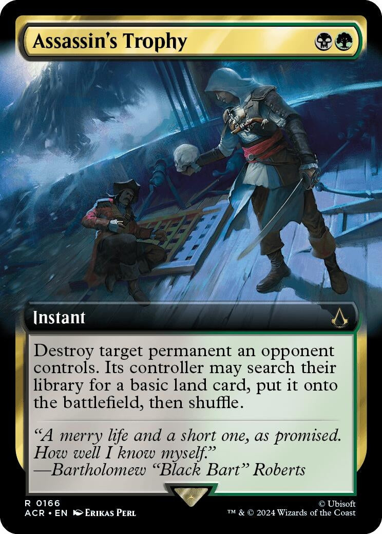 Assassin's Trophy (Extended Art) (166) [Universes Beyond: Assassin's Creed]