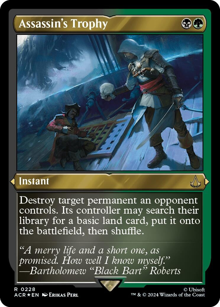 Image for Assassin's Trophy (Foil Etched) (228) [Universes Beyond: Assassin's Creed] - Magic: The Gathering