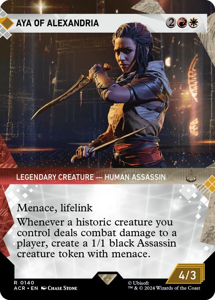 Image for Aya of Alexandria (Showcase) (140) [Universes Beyond: Assassin's Creed] - Magic: The Gathering