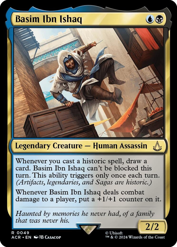 Image for Basim Ibn Ishaq (49) [Universes Beyond: Assassin's Creed] - Magic: The Gathering