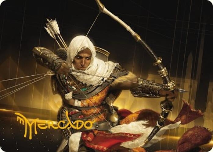 Image for Bayek of Siwa Art Card (Gold-Stamped Signature) (16) [Universes Beyond: Assassin's Creed] - Magic: The Gathering