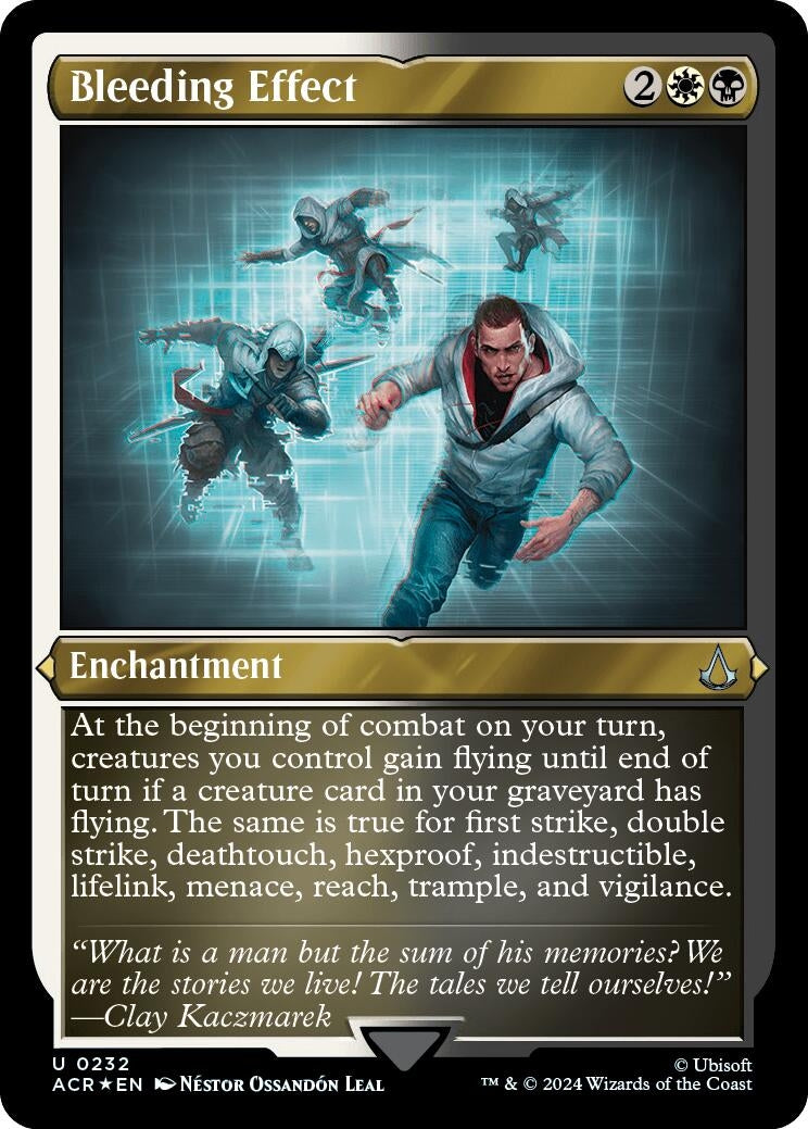 Image for Bleeding Effect (Foil Etched) (232) [Universes Beyond: Assassin's Creed] - Magic: The Gathering