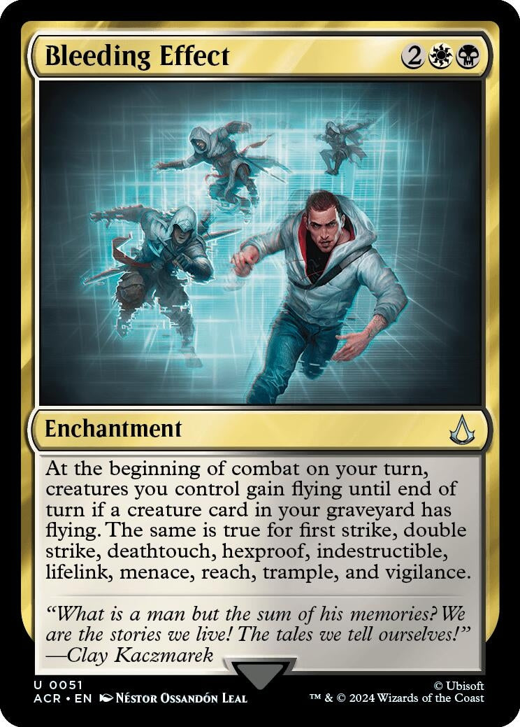 Image for Bleeding Effect (51) [Universes Beyond: Assassin's Creed] - Magic: The Gathering